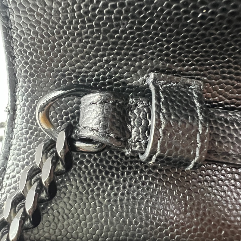 香緹國際精品 915 YSL So black woc 盒裝完整-17