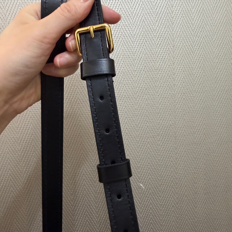 LV 原花黑牛皮Canoe 束口水桶肩斜背包M83480-15