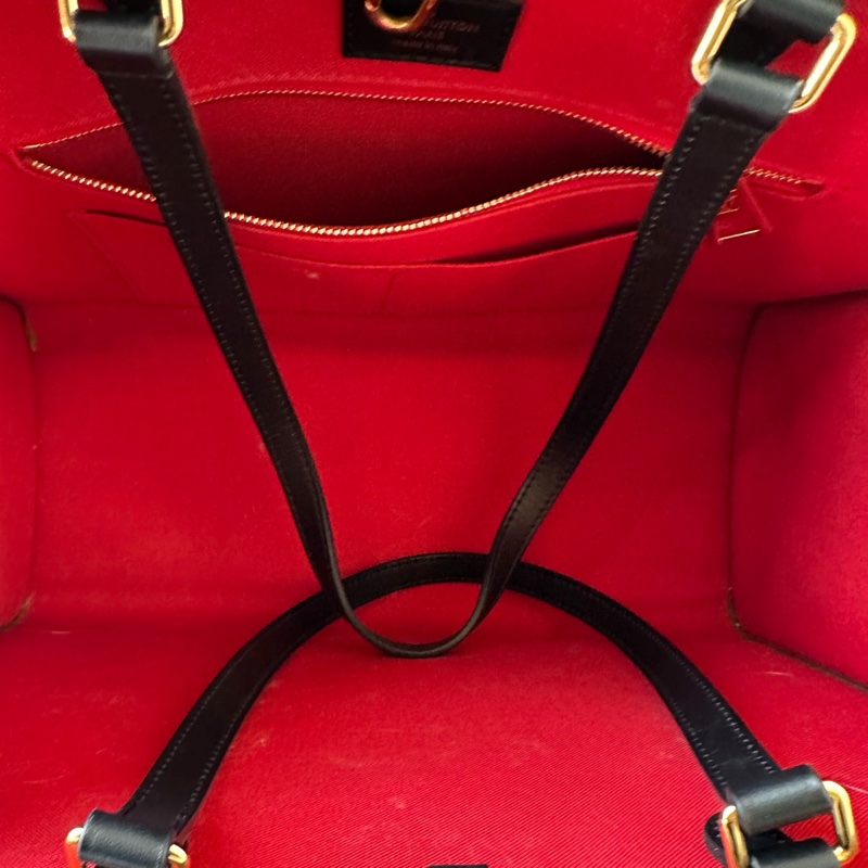 Louis Vuitton/路易威登 ONTHEGO Tote包 中號 女款 棕色/焦糖色拼色-8