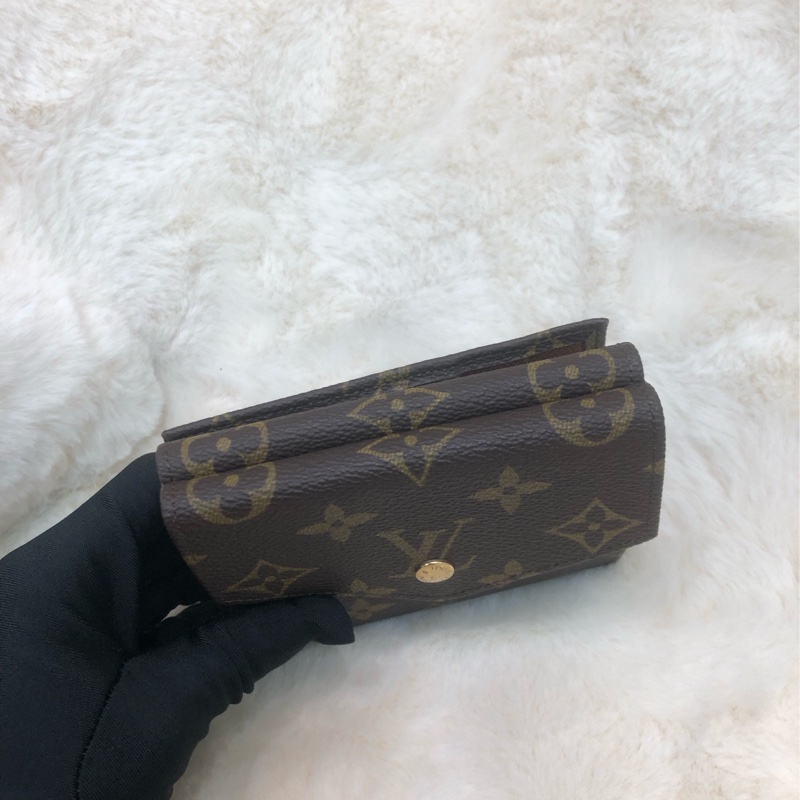 LV 老花金豆信封短銀包 男/女 IA547-2