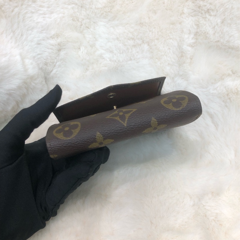 LV 老花金豆信封短銀包 男/女 IA547-3