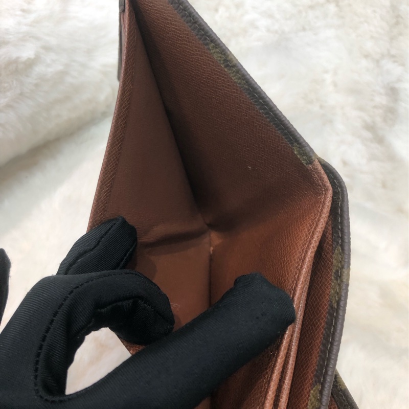 LV 老花金豆信封短銀包 男/女 IA547-10