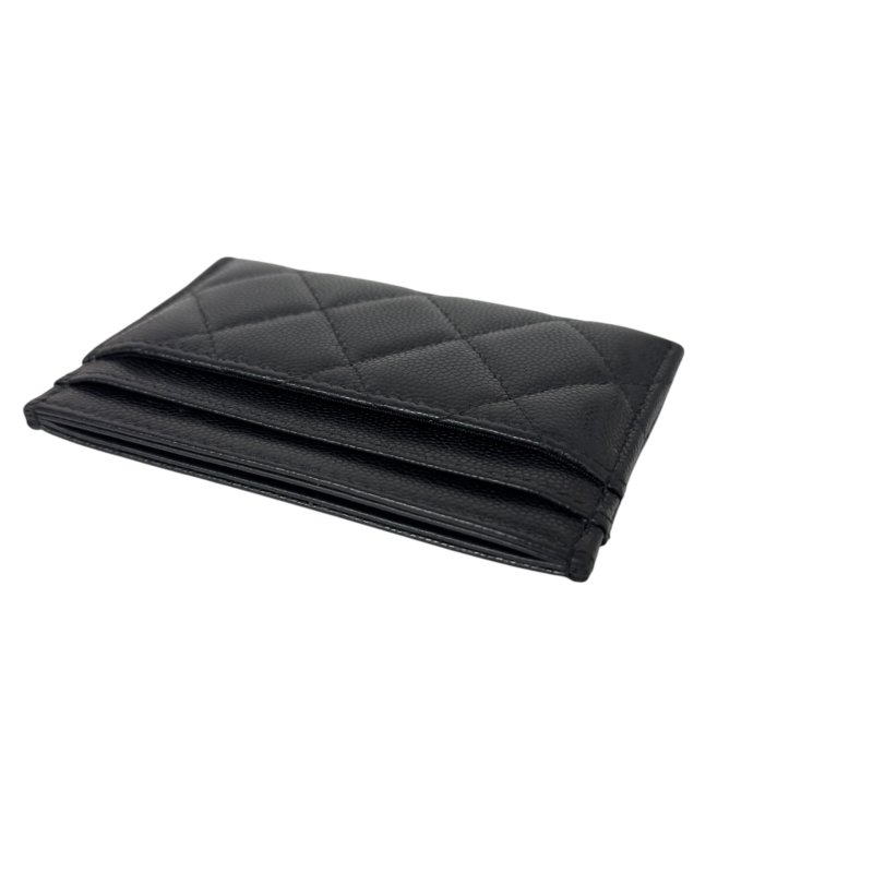 CHANEL CC 水鑽 荔枝皮 卡包-11