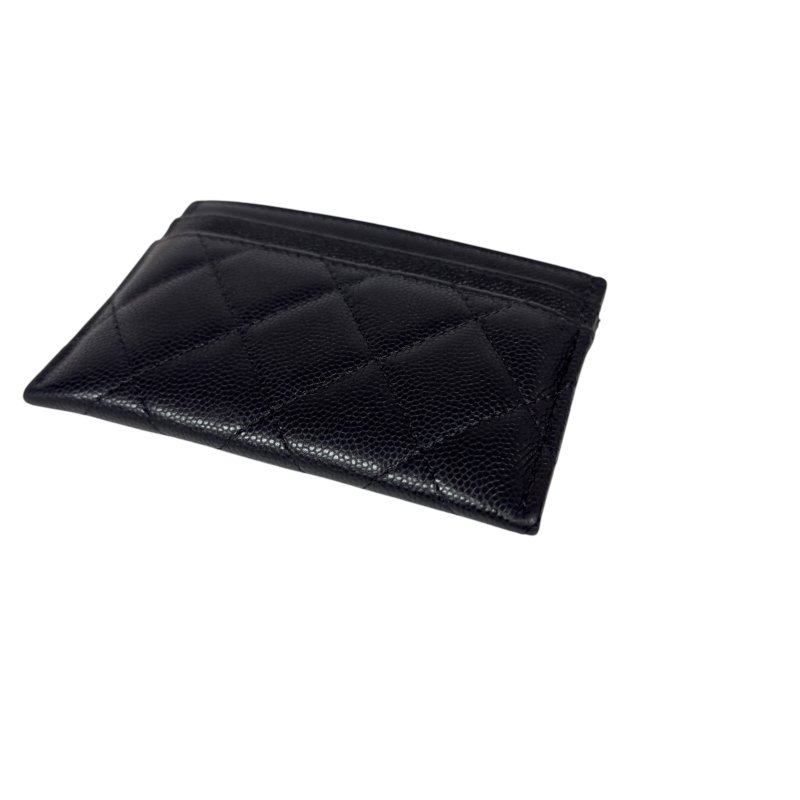 CHANEL CC 水鑽 荔枝皮 卡包-13