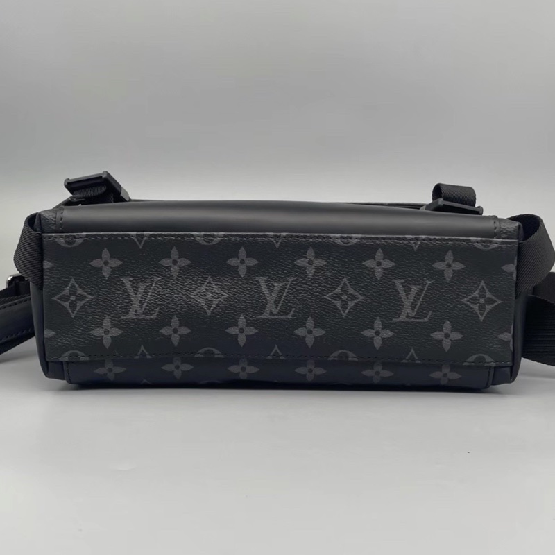#LV 路易威登 #黑老花邮差斜挎包-13