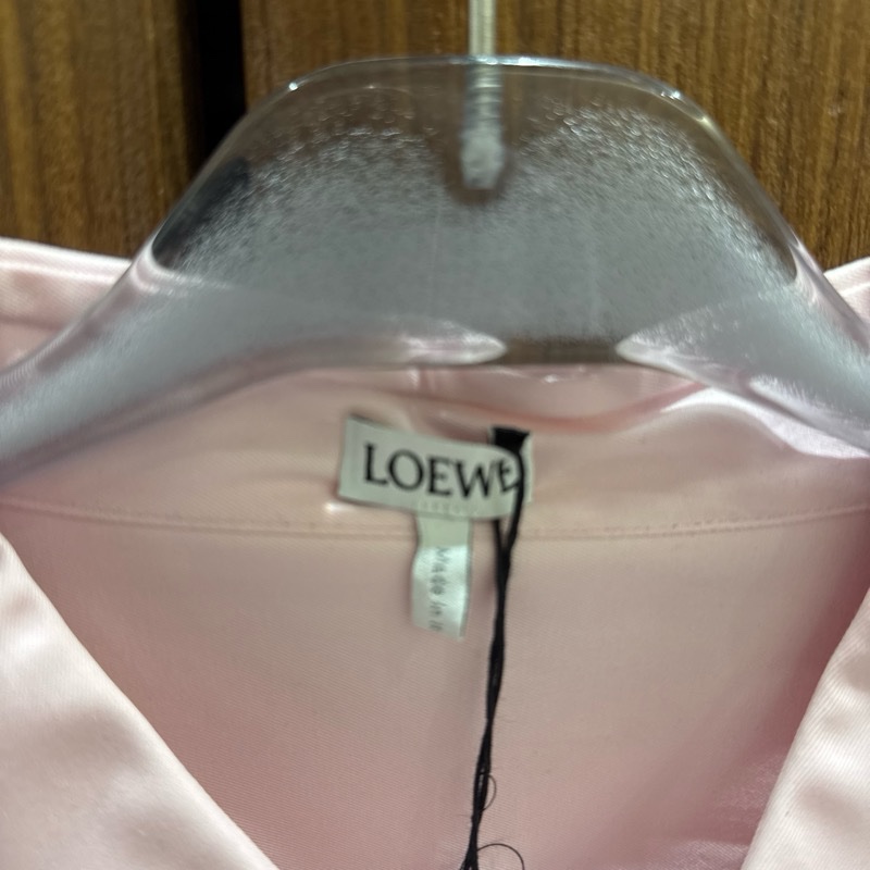 Loewe 男士粉色襯衫-2