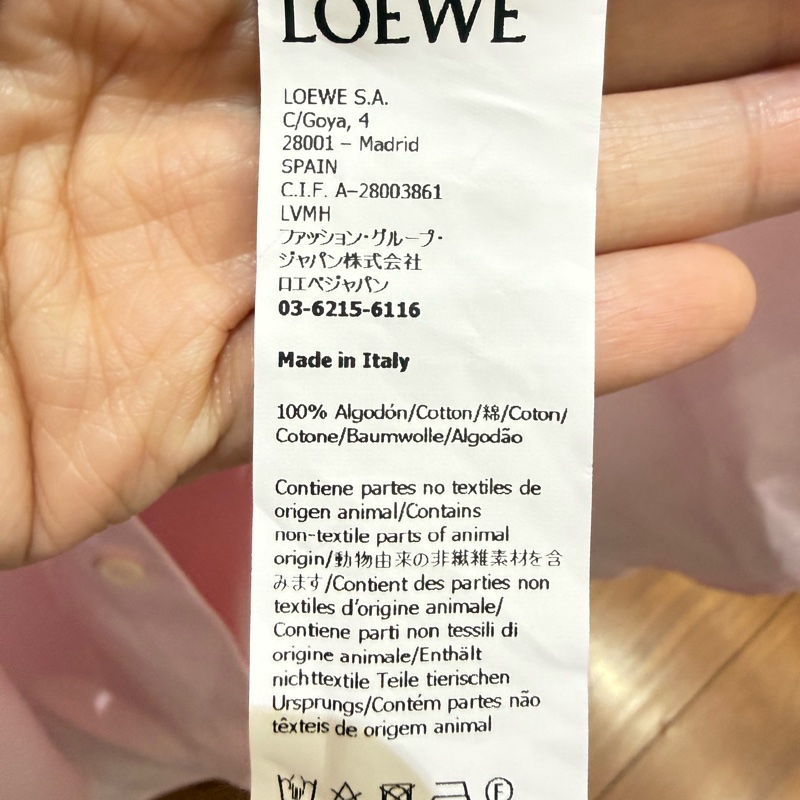 Loewe 男士粉色襯衫-3