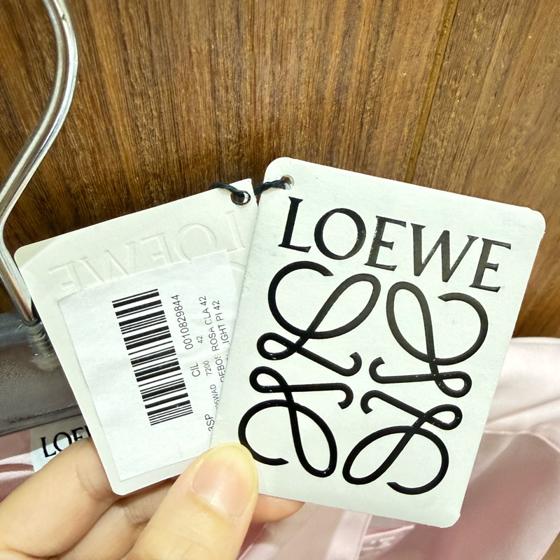 Loewe 男士粉色襯衫-4