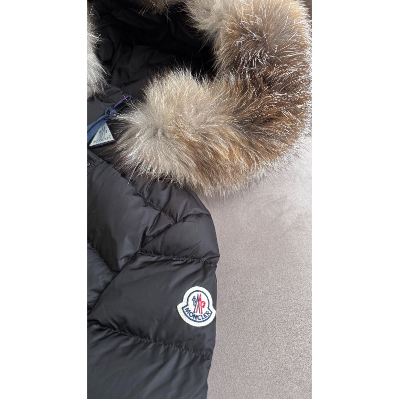 Mocler Khloe 黑色人氣款「現貨」!!0碼 絕版狐狸毛款 全新美品!送人自用都適合 附件:吊牌未拆、塵套、衣架-5