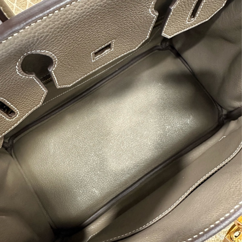 Hermes 18大象灰Togo皮金釦Birkin30 H027633CC18-8