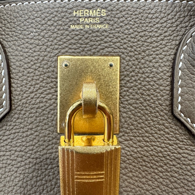 Hermes 18大象灰Togo皮金釦Birkin30 H027633CC18-10