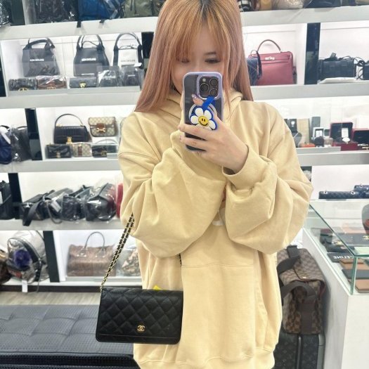 東區正精品㊣CHANEL AP0250 WOC 香奈兒黑色荔枝皮牛皮金鍊金字肩背包晚宴包斜背包 RZ6340-3