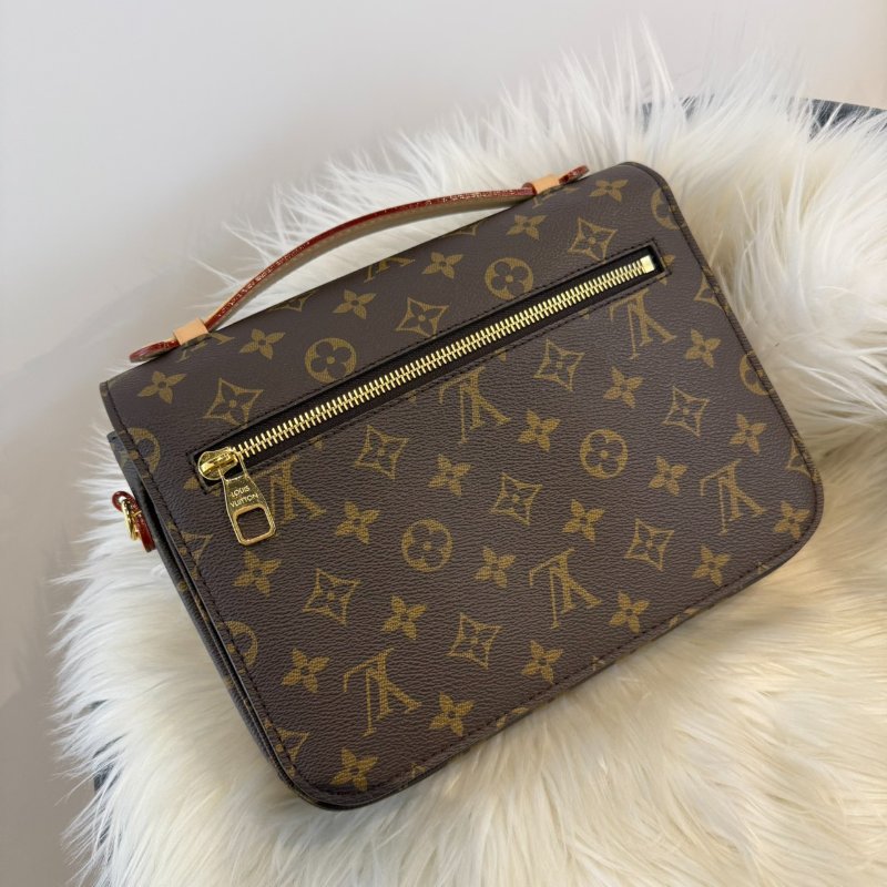 LV 經典老花郵差包 晶片-8