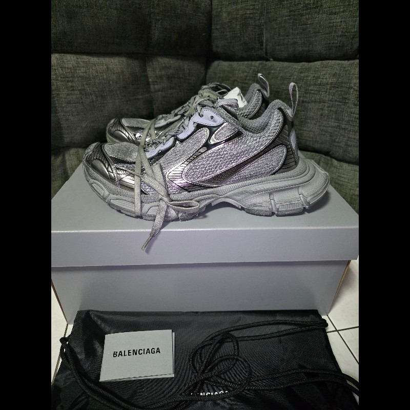 [全新]Balenciaga 巴黎世家 3XL 運動鞋 灰銀 43-0