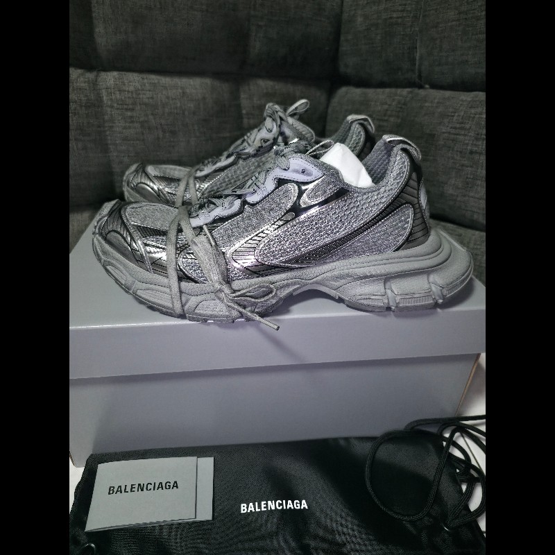[全新]Balenciaga 巴黎世家 3XL 運動鞋 灰銀 44-0