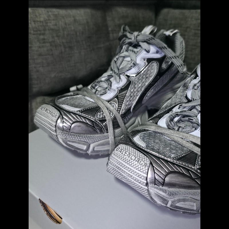 [全新]Balenciaga 巴黎世家 3XL 運動鞋 灰銀 44-1