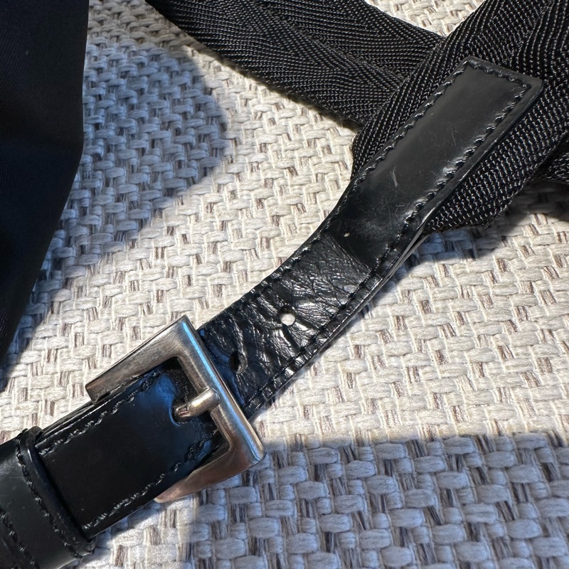Prada 尼龍  黑色  小後背包-19