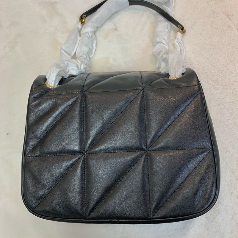 25年單 YSL Jamie 黑金羊皮單肩包-1