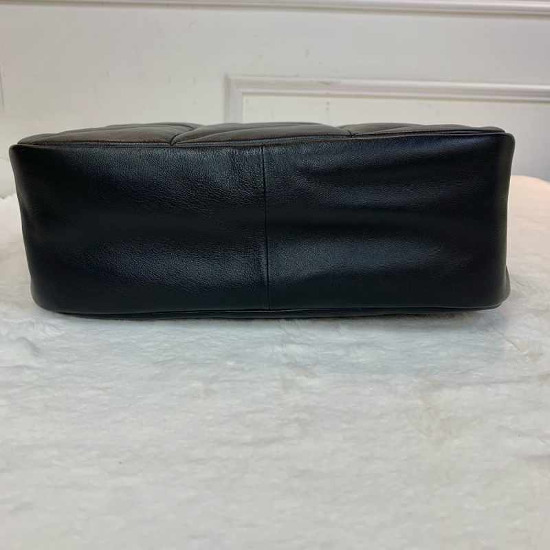 25年單 YSL Jamie 黑金羊皮單肩包-2