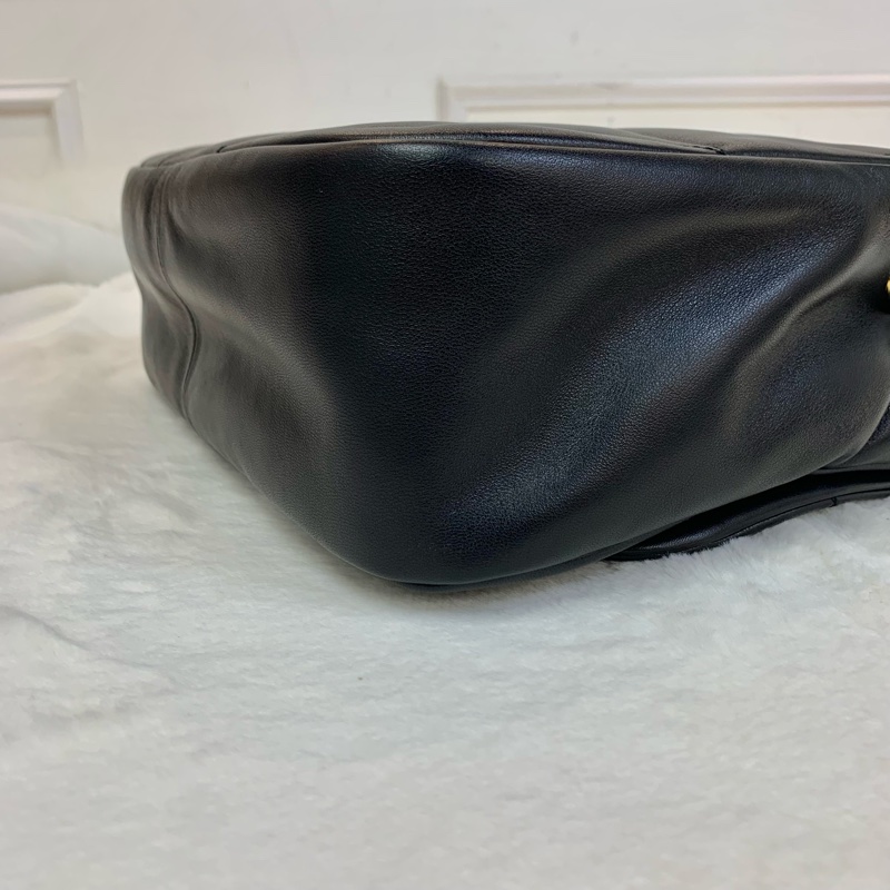 25年單 YSL Jamie 黑金羊皮單肩包-3