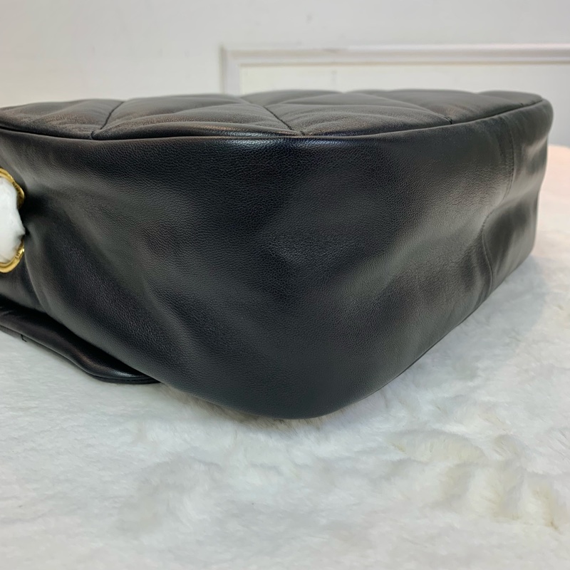 25年單 YSL Jamie 黑金羊皮單肩包-4