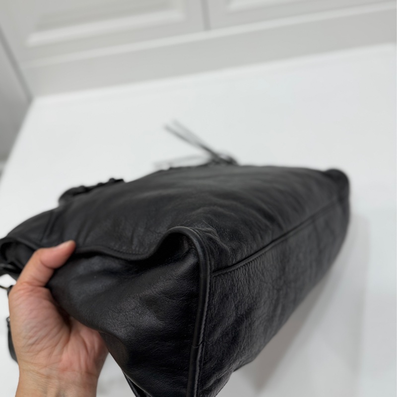 Balenciaga 巴黎世家 city Classic 黑色 機車包 手提包 斜背包 肩背包 側背包-20