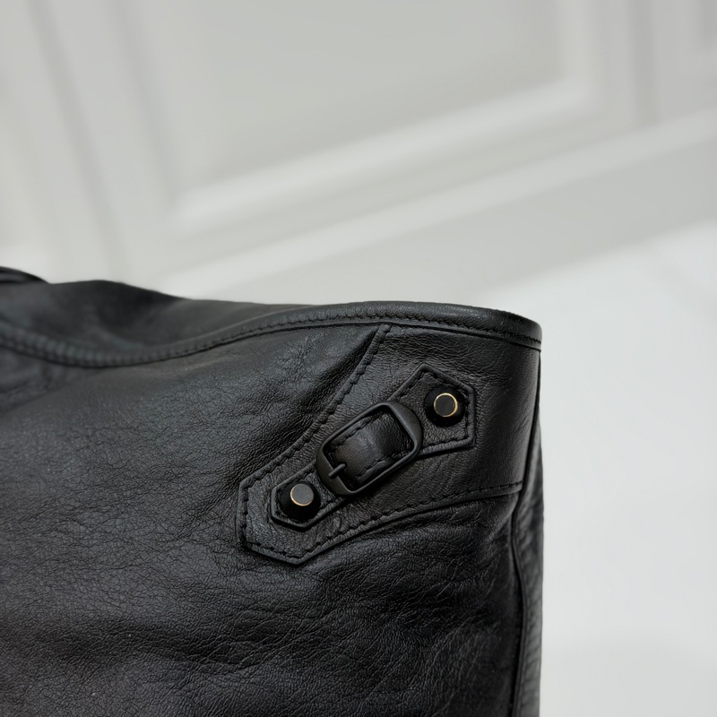 Balenciaga 巴黎世家 city Classic 黑色 機車包 手提包 斜背包 肩背包 側背包-26