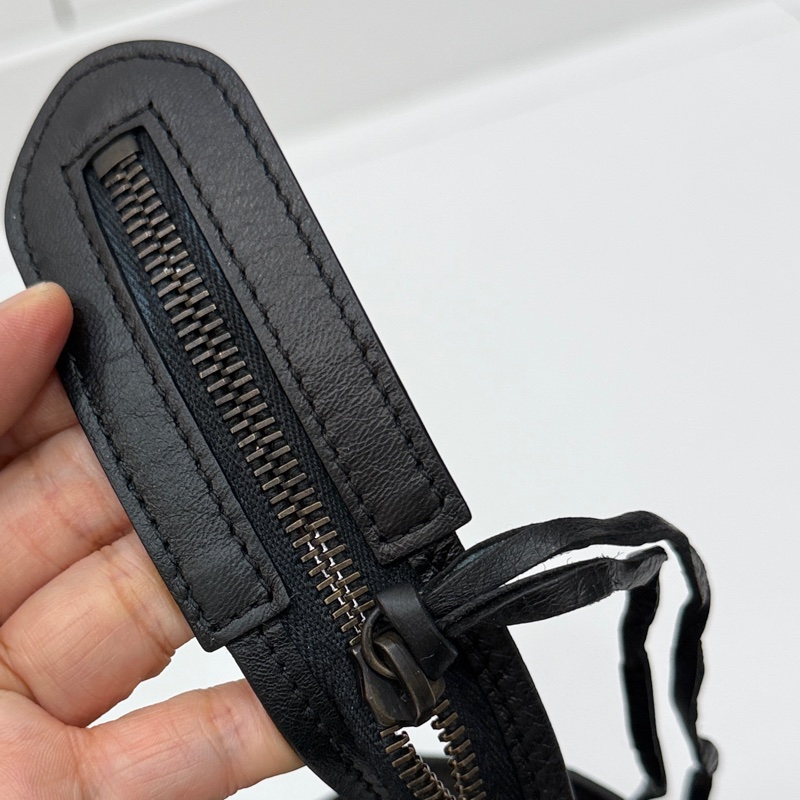 Balenciaga 巴黎世家 city Classic 黑色 機車包 手提包 斜背包 肩背包 側背包-27