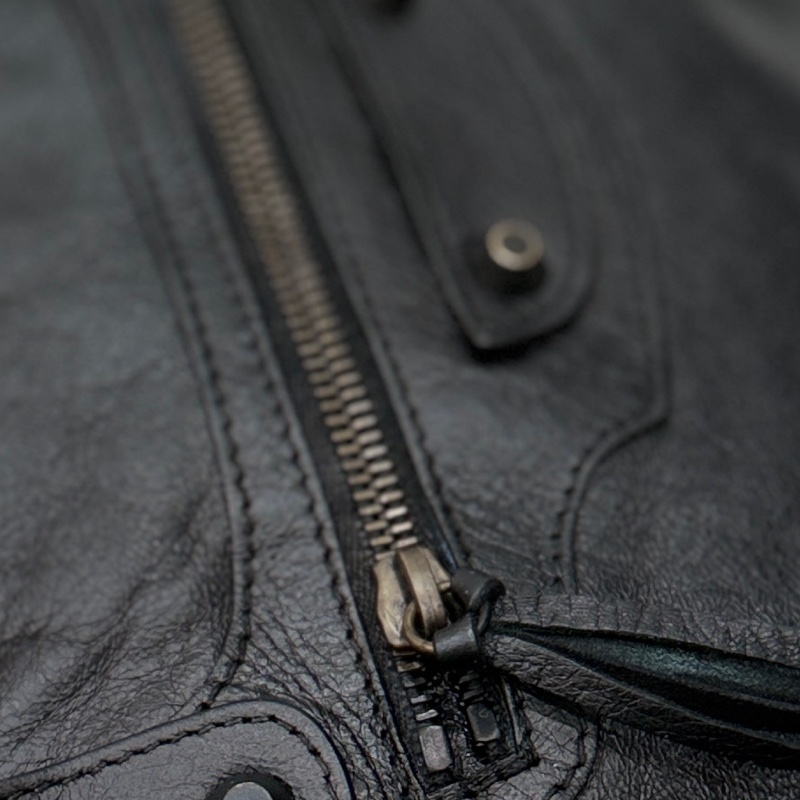 Balenciaga 巴黎世家 city Classic 黑色 機車包 手提包 斜背包 肩背包 側背包-50