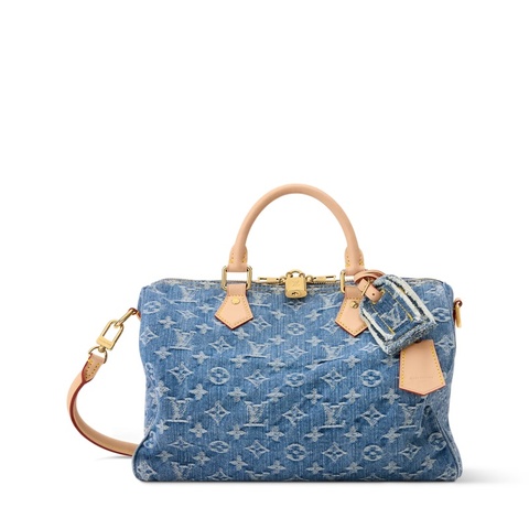 Louis Vuitton LV Speedy Soft 30 Denim 牛仔 M14430