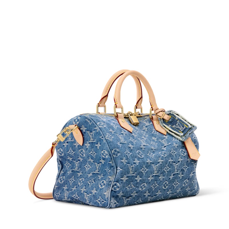 Louis Vuitton LV Speedy Soft 30 Denim 牛仔 M14430-2