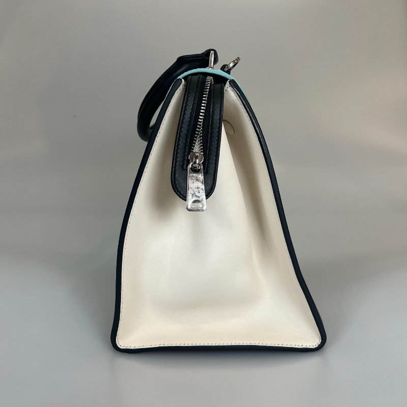 CELINE 藍拚黑Trapaze Bag鞦韆包-2