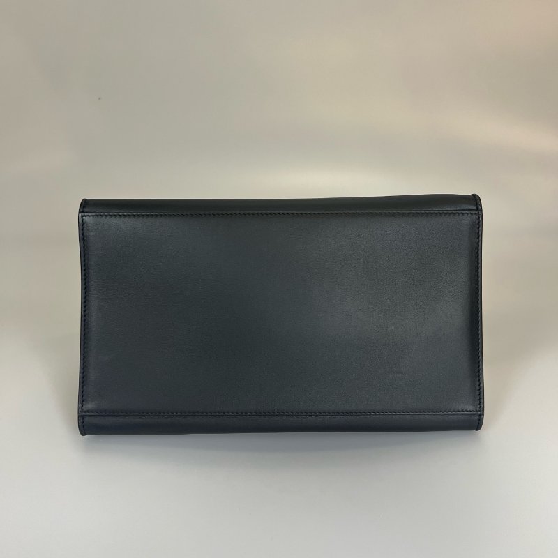 CELINE 藍拚黑Trapaze Bag鞦韆包-4