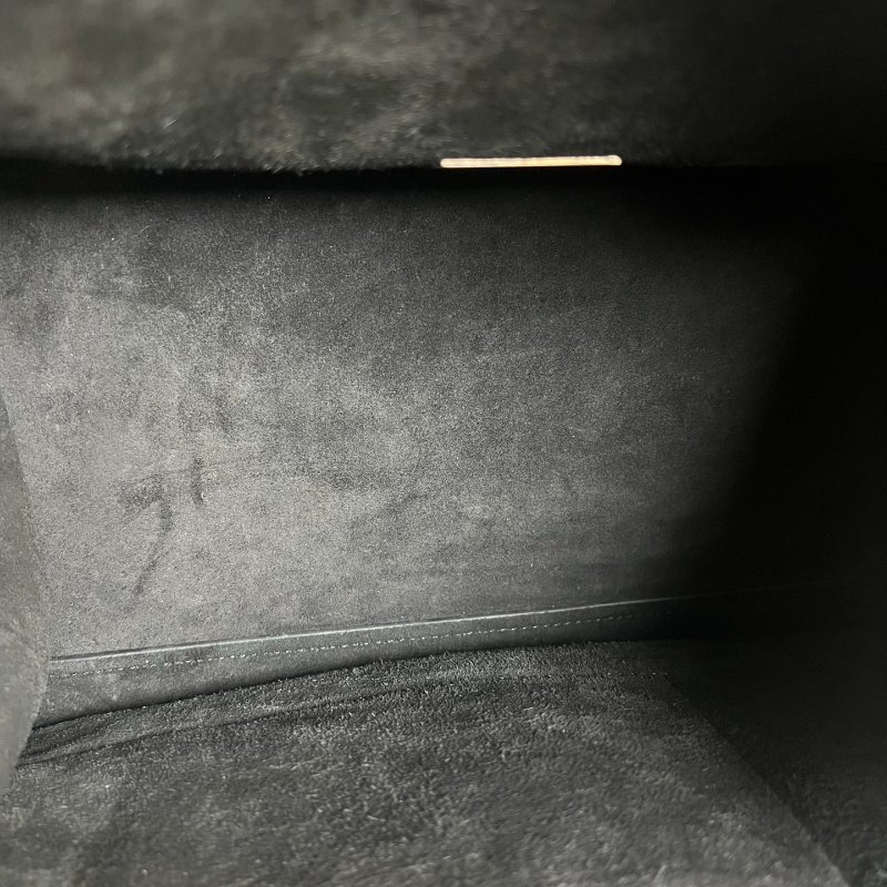 CELINE 藍拚黑Trapaze Bag鞦韆包-6