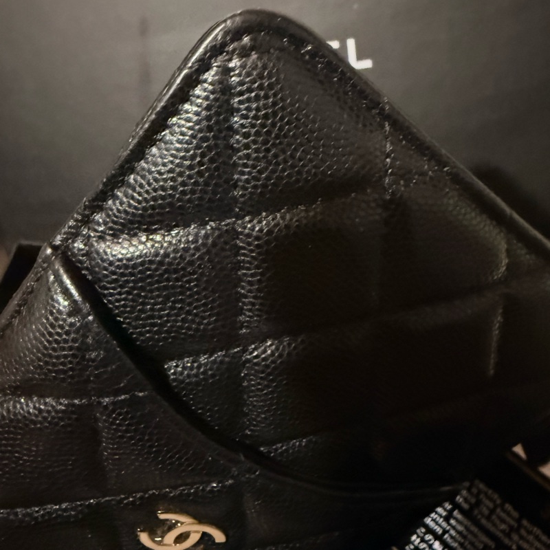 ✨ Chanel 經典黑金長扁夾✨-13