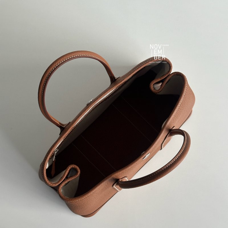 全新全配有購證🙌🏻 Hermès 愛馬仕 Garden Party 30 金棕🤎 花園包💐-3