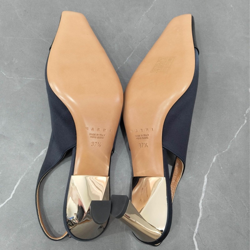 MARNI瑪尼  高跟鞋  37.5碼 閒置未使用 無附件-6