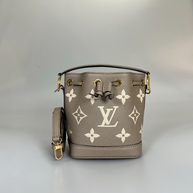 LV M46291/晶片款 斑鳩灰水桶包NANO-0