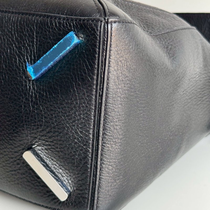 99新🆕 全配有購證✨ LOEWE 羅意威 Puzzle Medium 黑色銀釦-7