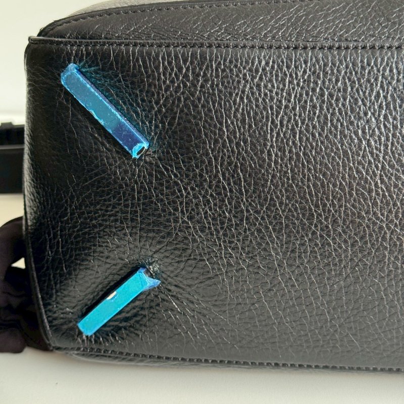 99新🆕 全配有購證✨ LOEWE 羅意威 Puzzle Medium 黑色銀釦-8