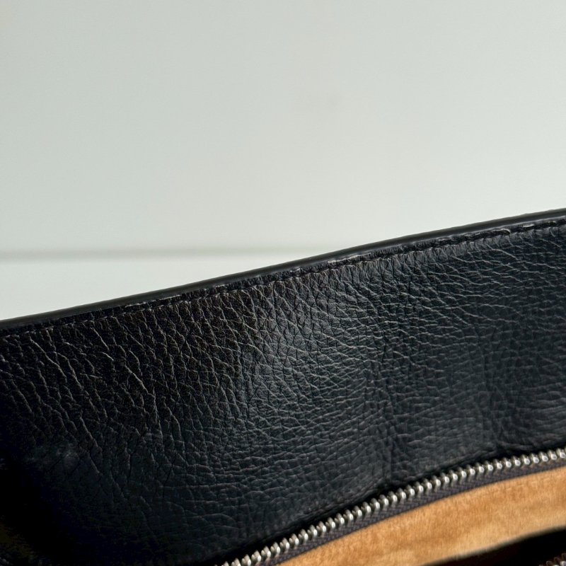 99新🆕 全配有購證✨ LOEWE 羅意威 Puzzle Medium 黑色銀釦-10