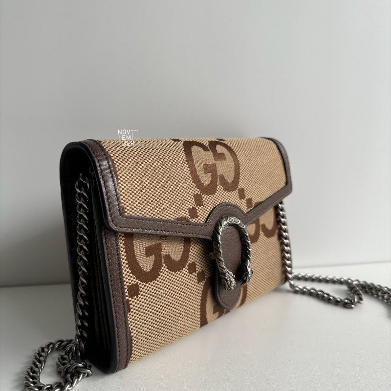 99新🆕 Gucci 古馳 棕色老花 WOC-1