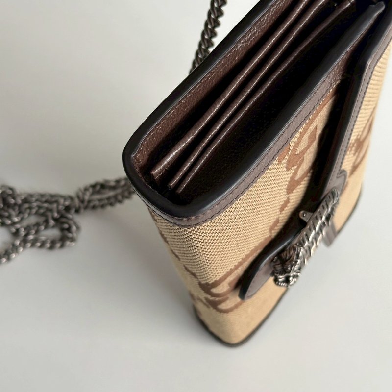 99新🆕 Gucci 古馳 棕色老花 WOC-7