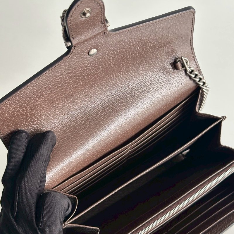 99新🆕 Gucci 古馳 棕色老花 WOC-10