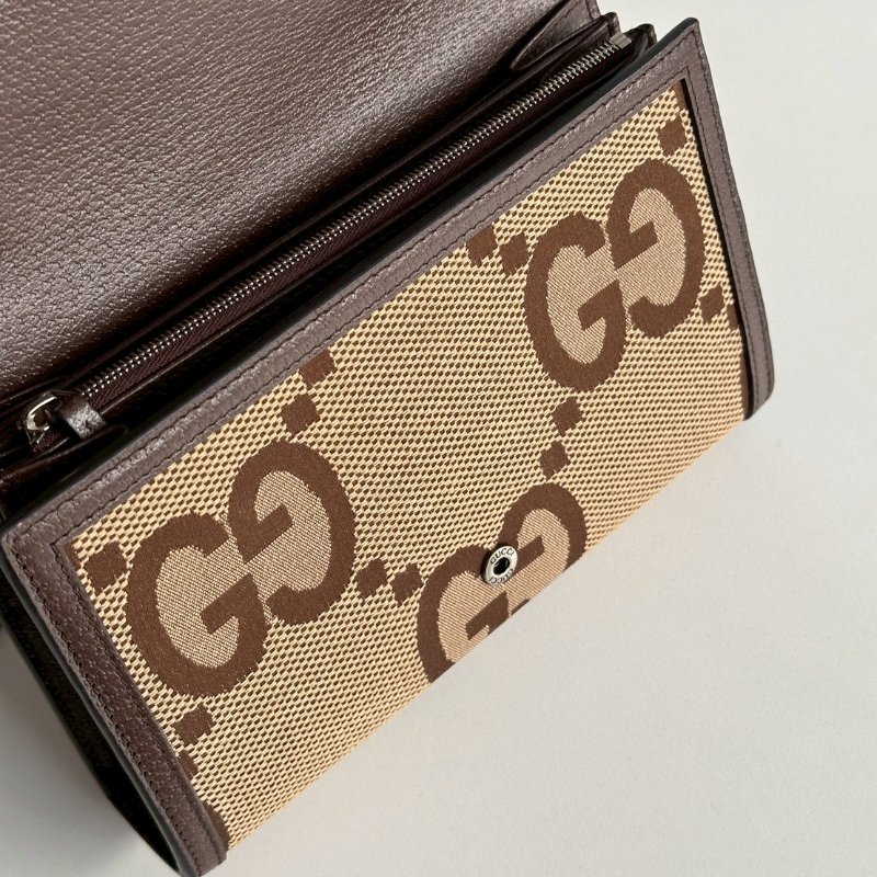 99新🆕 Gucci 古馳 棕色老花 WOC-11