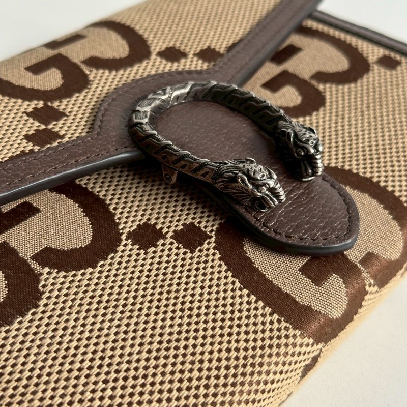 99新🆕 Gucci 古馳 棕色老花 WOC-13