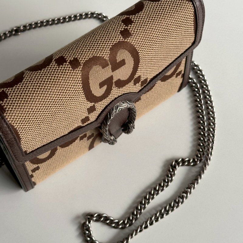 99新🆕 Gucci 古馳 棕色老花 WOC-14