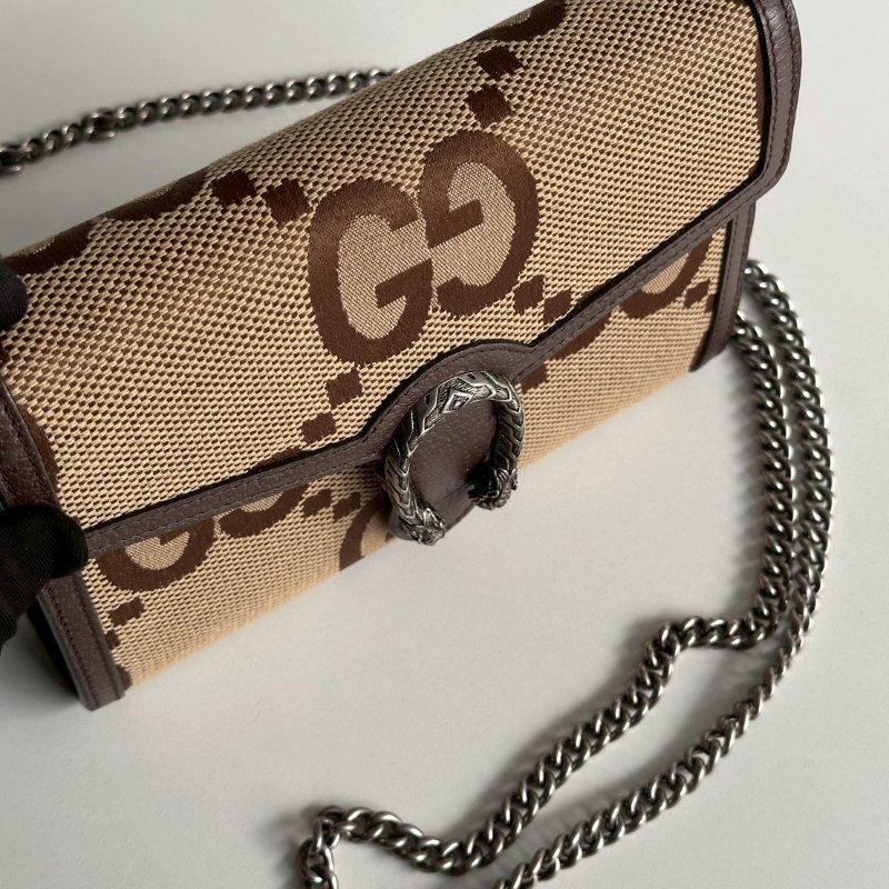 99新🆕 Gucci 古馳 棕色老花 WOC-15