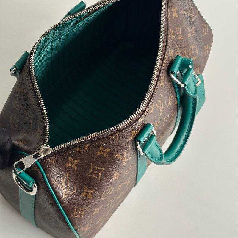99新🆕 全配有購證🙌🏻 Louis Vuitton LV 路易威登 Keepall 35 老花綠💚-3
