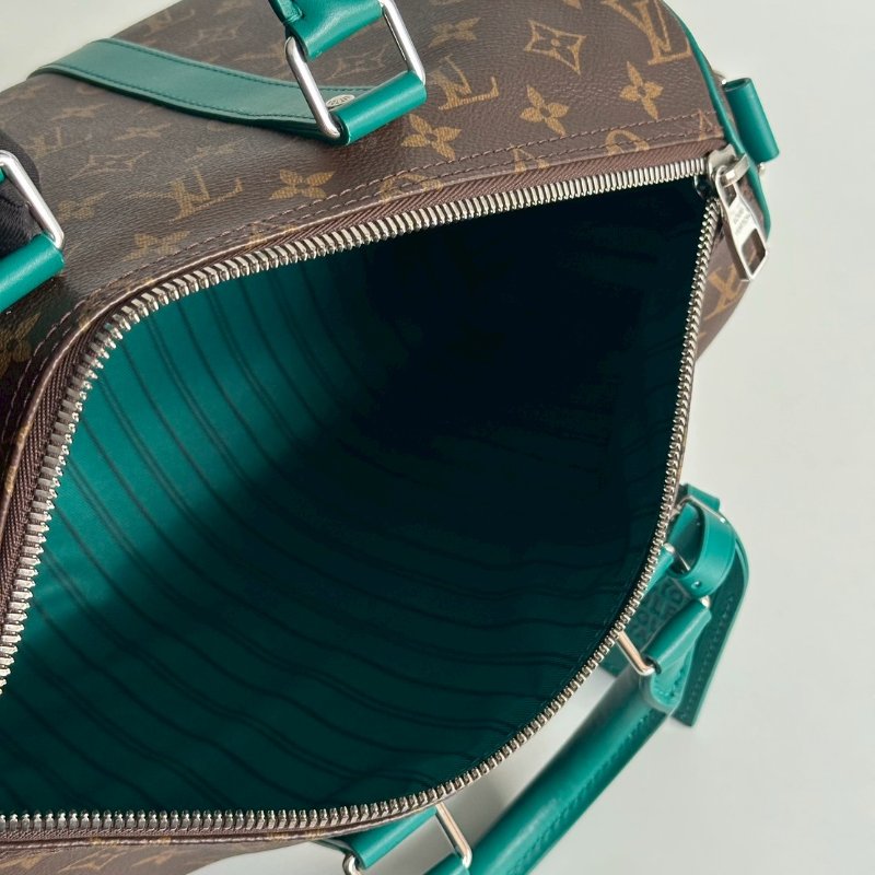 99新🆕 全配有購證🙌🏻 Louis Vuitton LV 路易威登 Keepall 35 老花綠💚-6